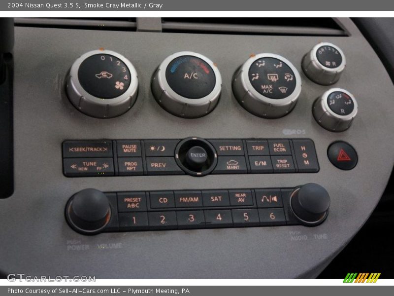 Smoke Gray Metallic / Gray 2004 Nissan Quest 3.5 S