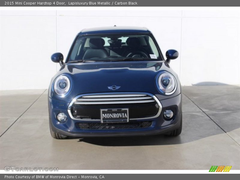 Lapisluxury Blue Metallic / Carbon Black 2015 Mini Cooper Hardtop 4 Door
