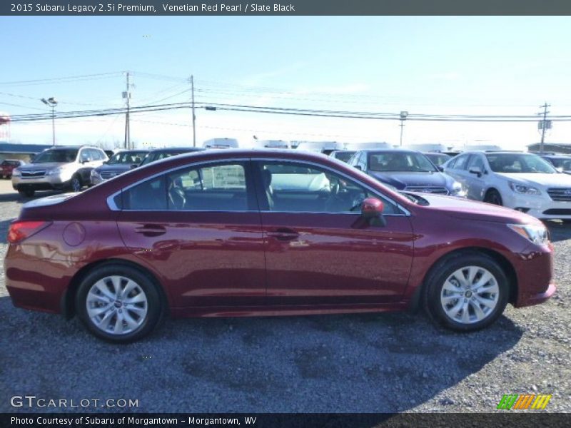 Venetian Red Pearl / Slate Black 2015 Subaru Legacy 2.5i Premium