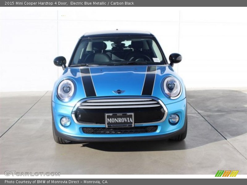 Electric Blue Metallic / Carbon Black 2015 Mini Cooper Hardtop 4 Door