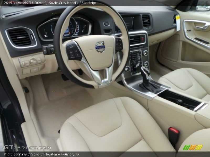 Savile Grey Metallic / Soft Beige 2015 Volvo S60 T5 Drive-E