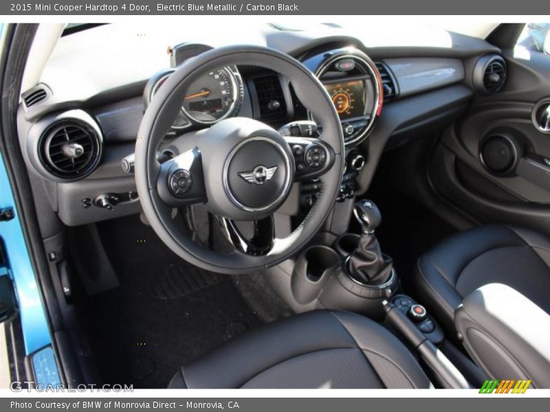 Electric Blue Metallic / Carbon Black 2015 Mini Cooper Hardtop 4 Door