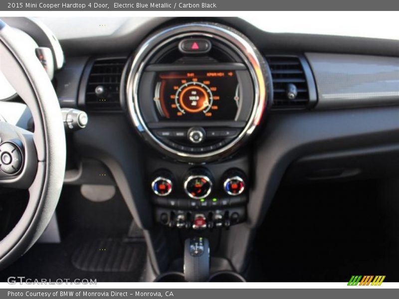 Electric Blue Metallic / Carbon Black 2015 Mini Cooper Hardtop 4 Door