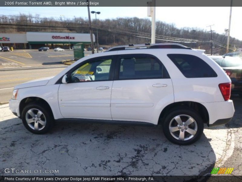 Bright White / Sand Beige 2006 Pontiac Torrent AWD