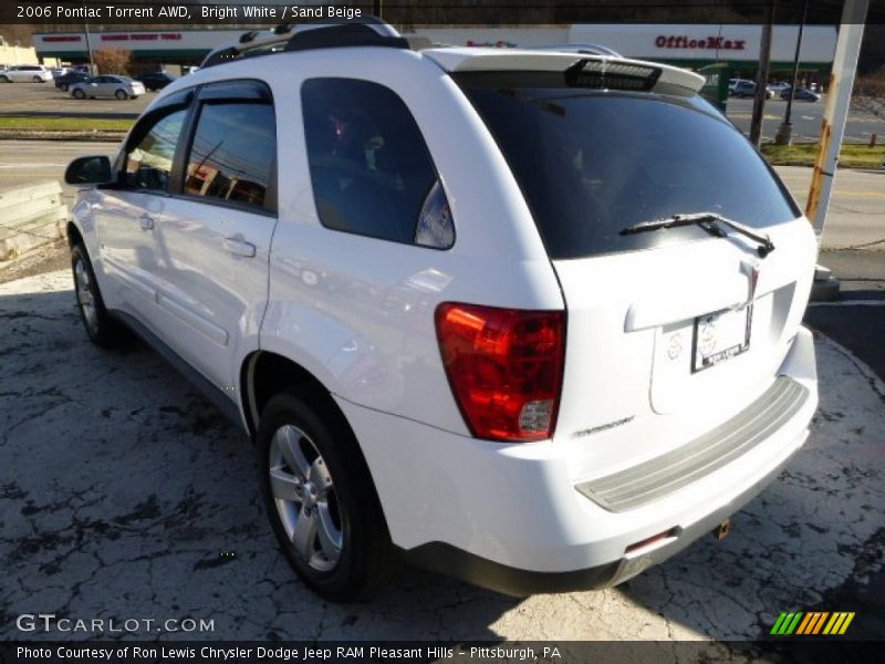 Bright White / Sand Beige 2006 Pontiac Torrent AWD