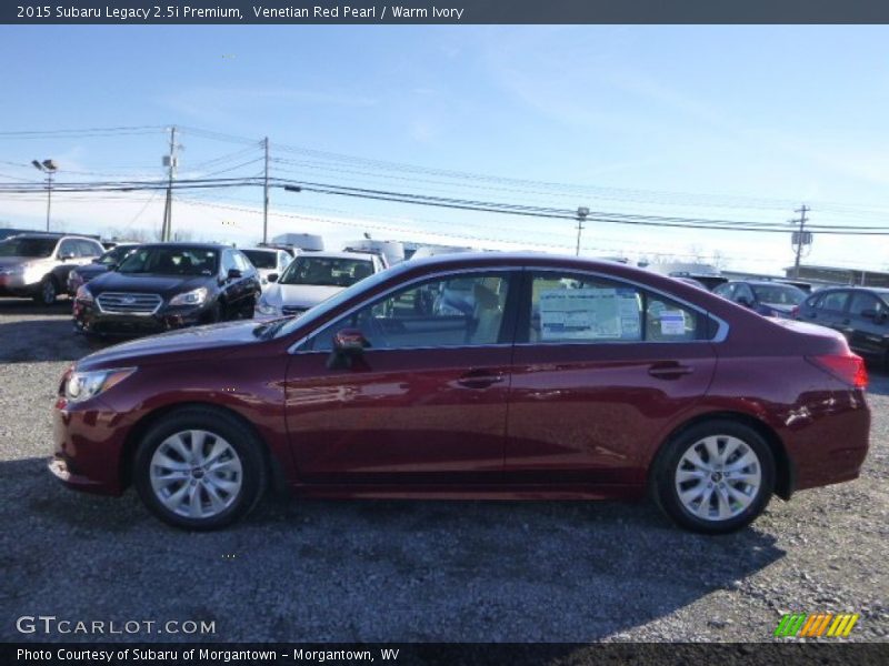 Venetian Red Pearl / Warm Ivory 2015 Subaru Legacy 2.5i Premium