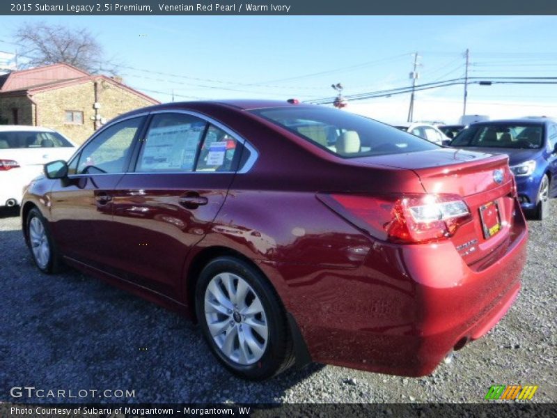 Venetian Red Pearl / Warm Ivory 2015 Subaru Legacy 2.5i Premium