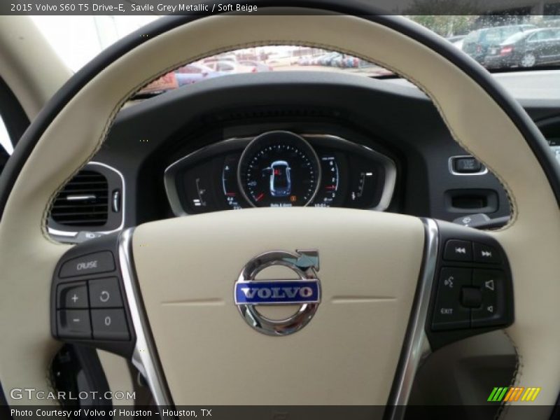 Savile Grey Metallic / Soft Beige 2015 Volvo S60 T5 Drive-E