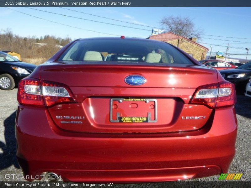 Venetian Red Pearl / Warm Ivory 2015 Subaru Legacy 2.5i Premium