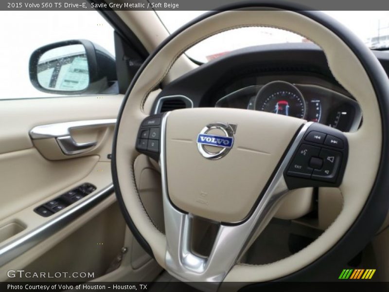 Savile Grey Metallic / Soft Beige 2015 Volvo S60 T5 Drive-E