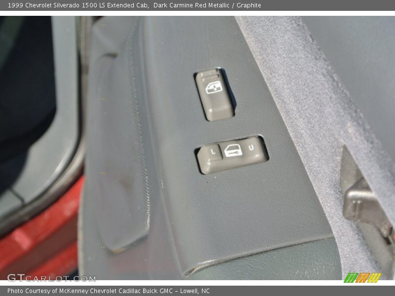 Dark Carmine Red Metallic / Graphite 1999 Chevrolet Silverado 1500 LS Extended Cab
