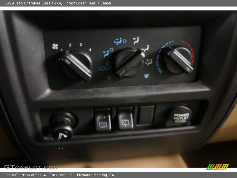 Forest Green Pearl / Camel 1999 Jeep Cherokee Classic 4x4