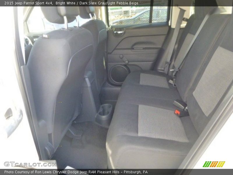 Bright White / Dark Slate Gray/Light Pebble Beige 2015 Jeep Patriot Sport 4x4