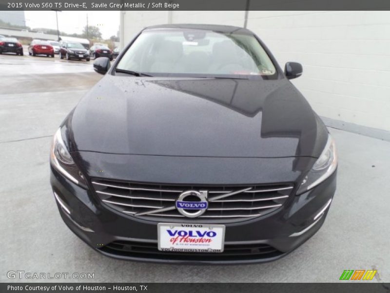 Savile Grey Metallic / Soft Beige 2015 Volvo S60 T5 Drive-E