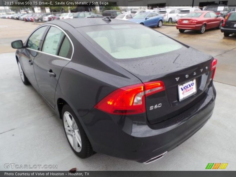 Savile Grey Metallic / Soft Beige 2015 Volvo S60 T5 Drive-E