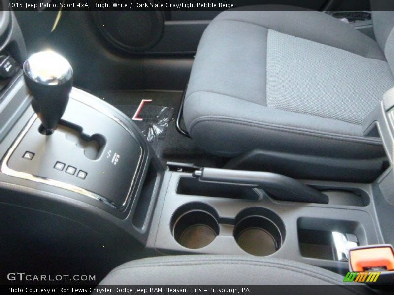 Bright White / Dark Slate Gray/Light Pebble Beige 2015 Jeep Patriot Sport 4x4