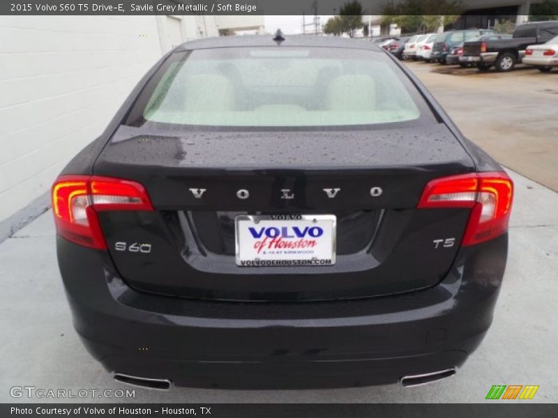 Savile Grey Metallic / Soft Beige 2015 Volvo S60 T5 Drive-E