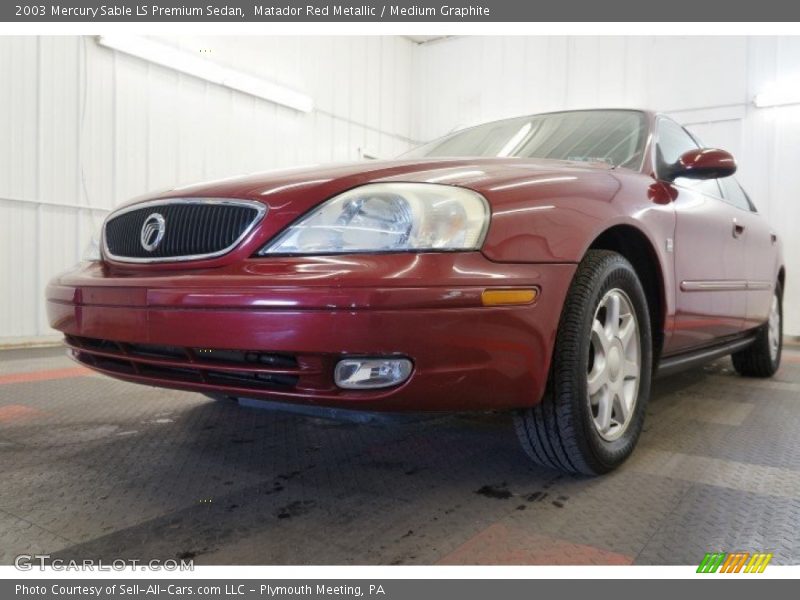 Matador Red Metallic / Medium Graphite 2003 Mercury Sable LS Premium Sedan