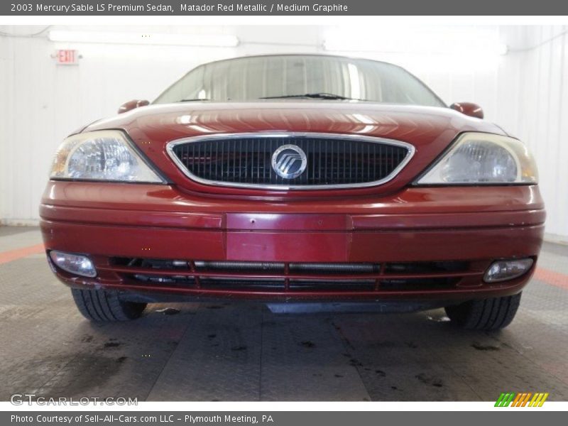 Matador Red Metallic / Medium Graphite 2003 Mercury Sable LS Premium Sedan