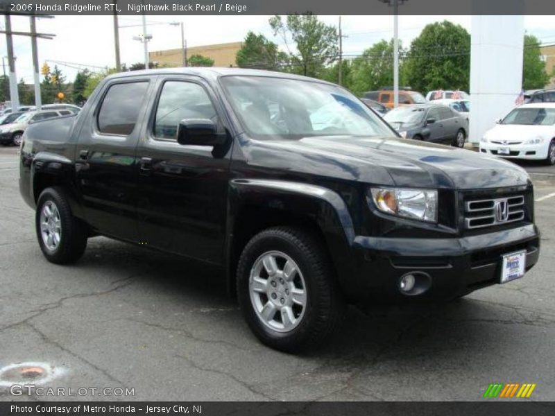 Nighthawk Black Pearl / Beige 2006 Honda Ridgeline RTL