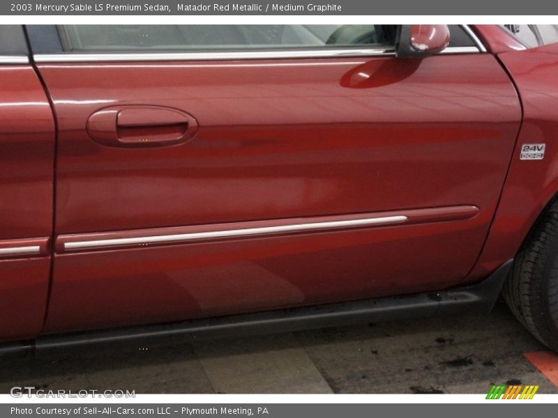 Matador Red Metallic / Medium Graphite 2003 Mercury Sable LS Premium Sedan