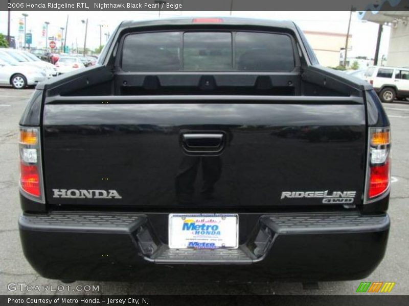 Nighthawk Black Pearl / Beige 2006 Honda Ridgeline RTL