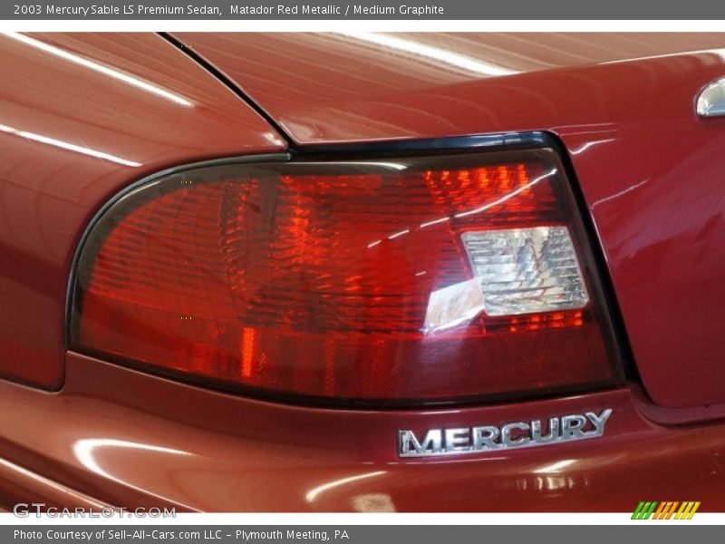 Matador Red Metallic / Medium Graphite 2003 Mercury Sable LS Premium Sedan