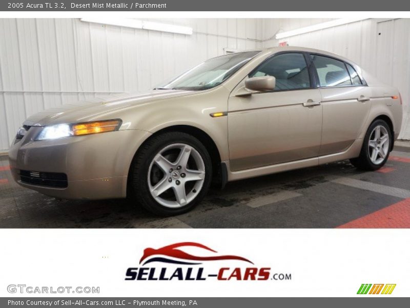 Desert Mist Metallic / Parchment 2005 Acura TL 3.2