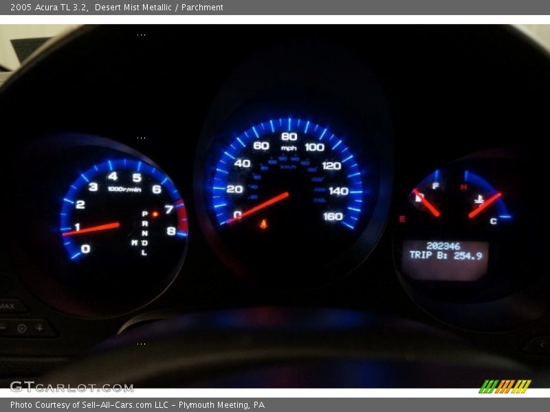 Desert Mist Metallic / Parchment 2005 Acura TL 3.2