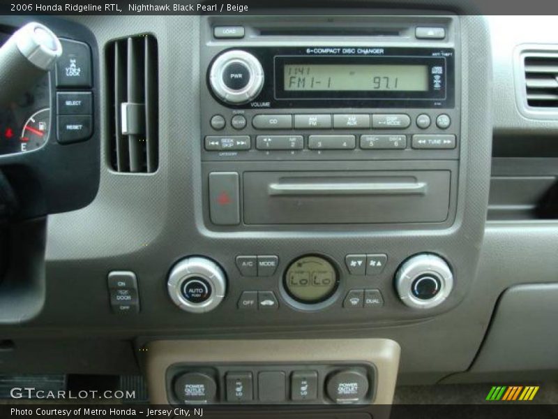 Nighthawk Black Pearl / Beige 2006 Honda Ridgeline RTL