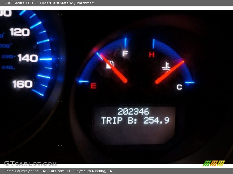 Desert Mist Metallic / Parchment 2005 Acura TL 3.2