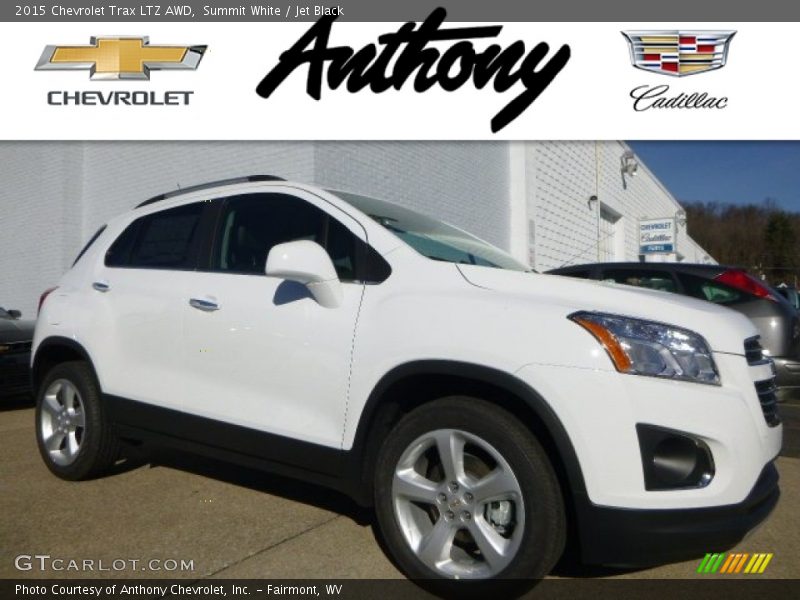 Summit White / Jet Black 2015 Chevrolet Trax LTZ AWD