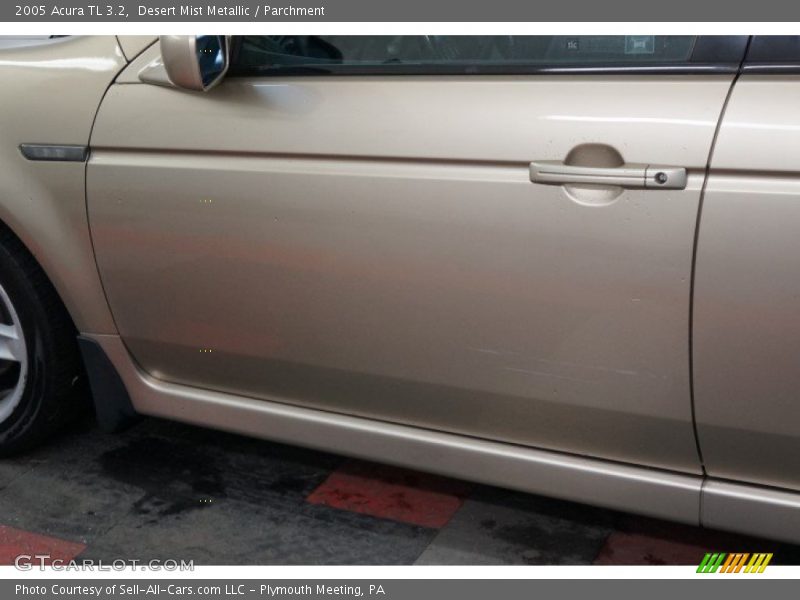 Desert Mist Metallic / Parchment 2005 Acura TL 3.2