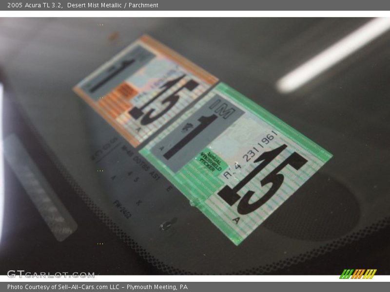 Desert Mist Metallic / Parchment 2005 Acura TL 3.2