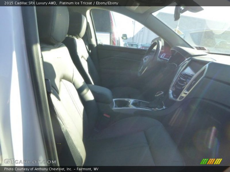 Platinum Ice Tricoat / Ebony/Ebony 2015 Cadillac SRX Luxury AWD