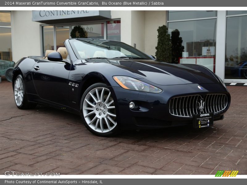 Blu Oceano (Blue Metallic) / Sabbia 2014 Maserati GranTurismo Convertible GranCabrio