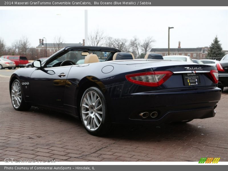 Blu Oceano (Blue Metallic) / Sabbia 2014 Maserati GranTurismo Convertible GranCabrio