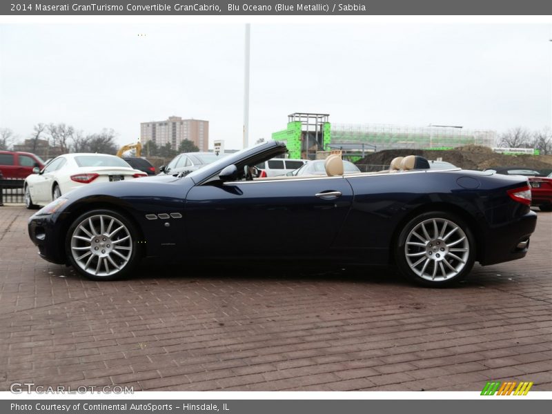 Blu Oceano (Blue Metallic) / Sabbia 2014 Maserati GranTurismo Convertible GranCabrio