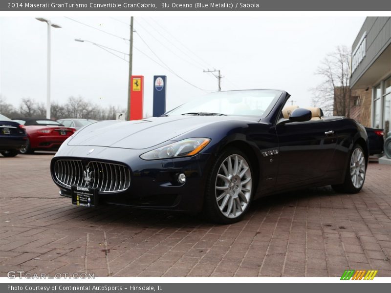 Blu Oceano (Blue Metallic) / Sabbia 2014 Maserati GranTurismo Convertible GranCabrio