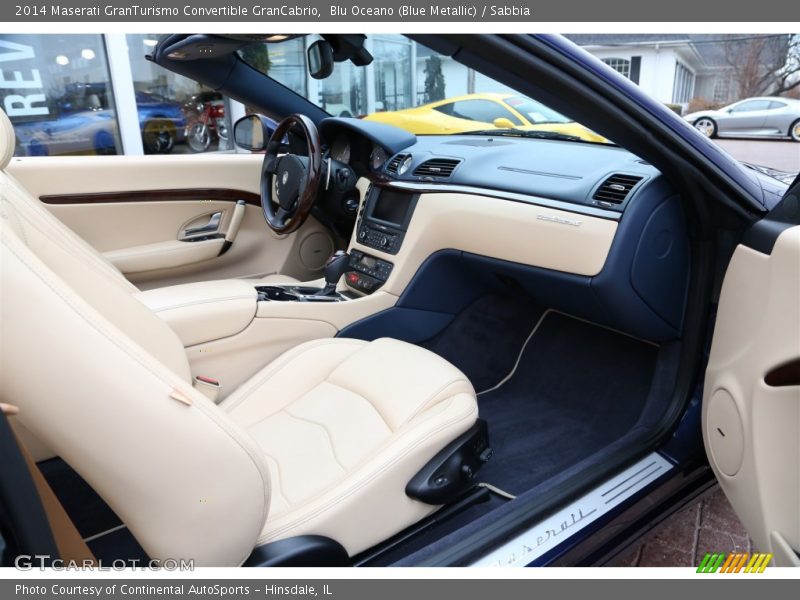 Blu Oceano (Blue Metallic) / Sabbia 2014 Maserati GranTurismo Convertible GranCabrio