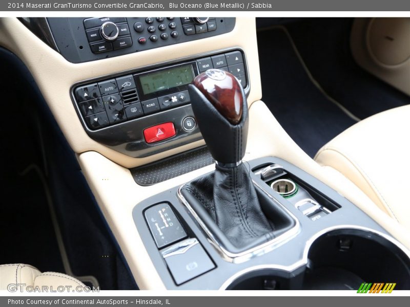 2014 GranTurismo Convertible GranCabrio 6 Speed ZF Automatic Shifter