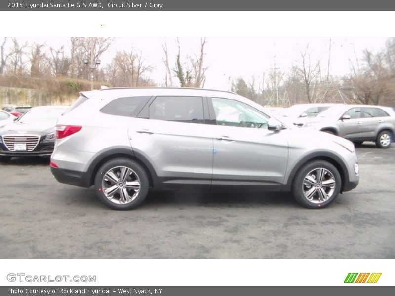 Circuit Silver / Gray 2015 Hyundai Santa Fe GLS AWD