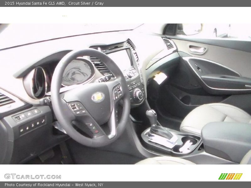 Circuit Silver / Gray 2015 Hyundai Santa Fe GLS AWD
