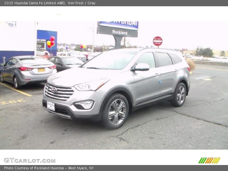 Iron Frost / Gray 2015 Hyundai Santa Fe Limited AWD