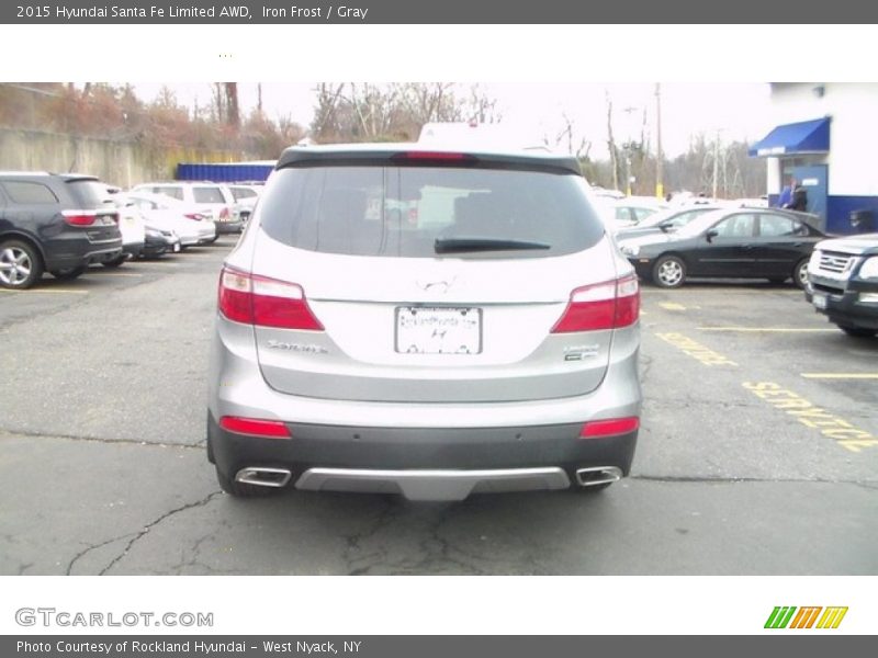 Iron Frost / Gray 2015 Hyundai Santa Fe Limited AWD