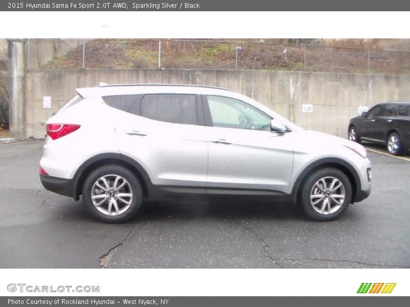 Sparkling Silver / Black 2015 Hyundai Santa Fe Sport 2.0T AWD