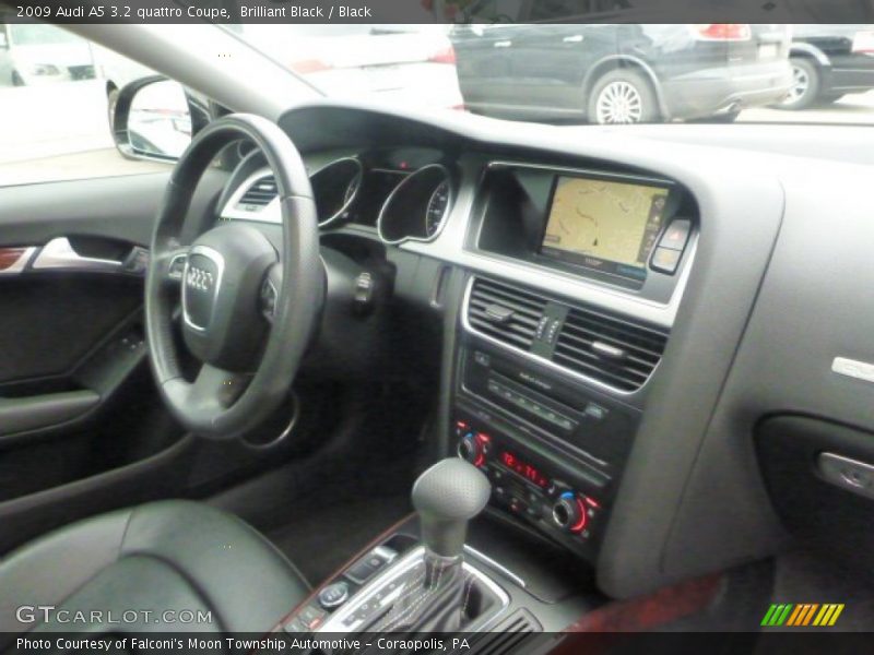 Brilliant Black / Black 2009 Audi A5 3.2 quattro Coupe