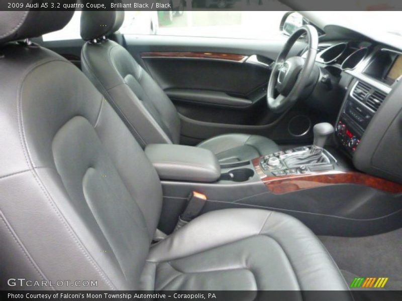 Brilliant Black / Black 2009 Audi A5 3.2 quattro Coupe