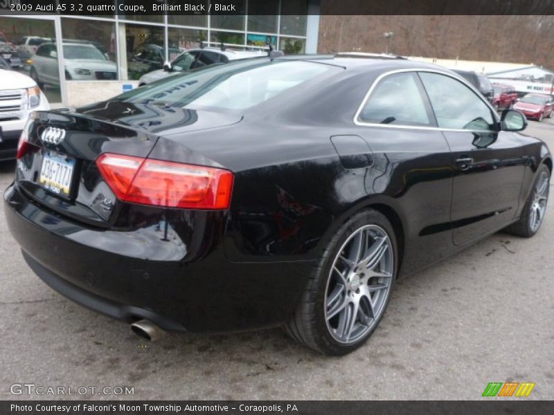 Brilliant Black / Black 2009 Audi A5 3.2 quattro Coupe