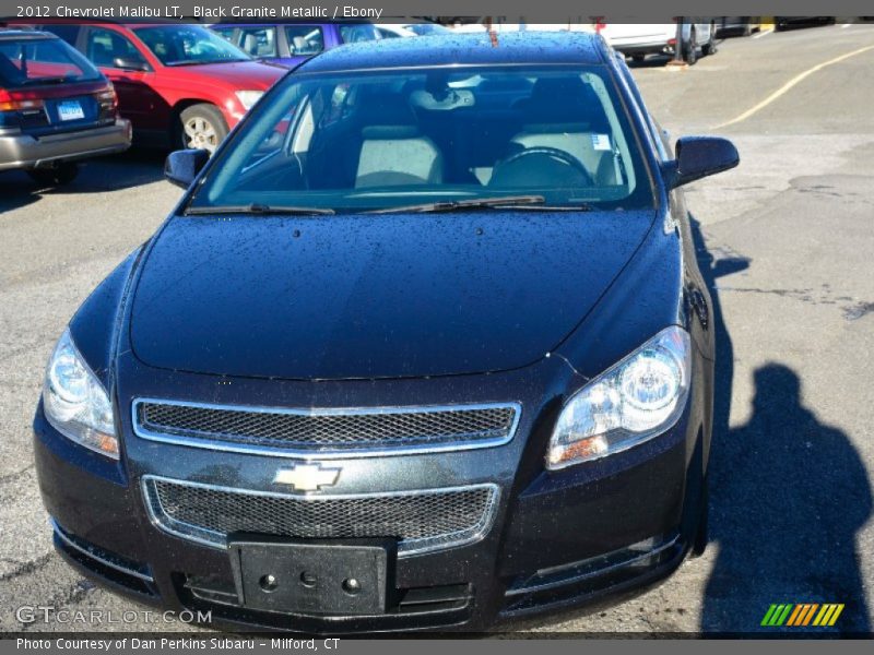 Black Granite Metallic / Ebony 2012 Chevrolet Malibu LT